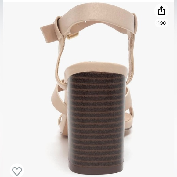 Chunky Heel Sandals - Size 8 - Picture 5 of 5